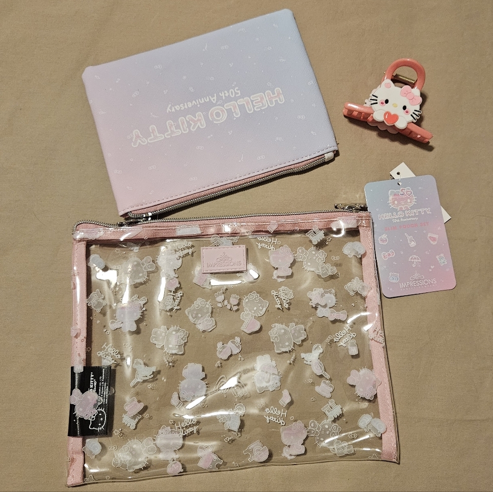 Hello Kitty Bag & Hair Clip Bundle